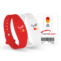 Duo bracelets Fyve rouge et blanc